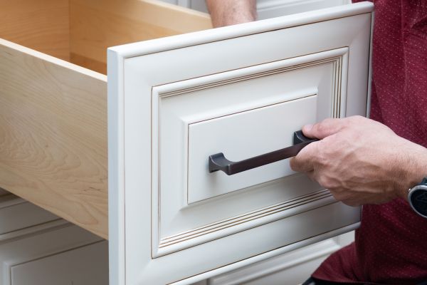 Cabinet Handle Installation in Ypsilanti